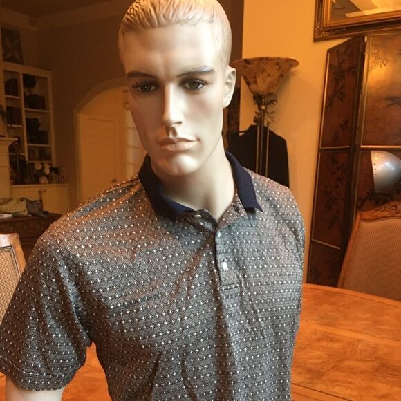 MEN’S KNIT Polo Dress Shirt - Picture 13 of 16